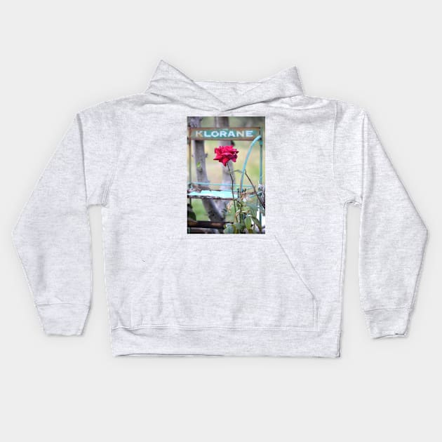 Rambling Rose Kids Hoodie by aeolia